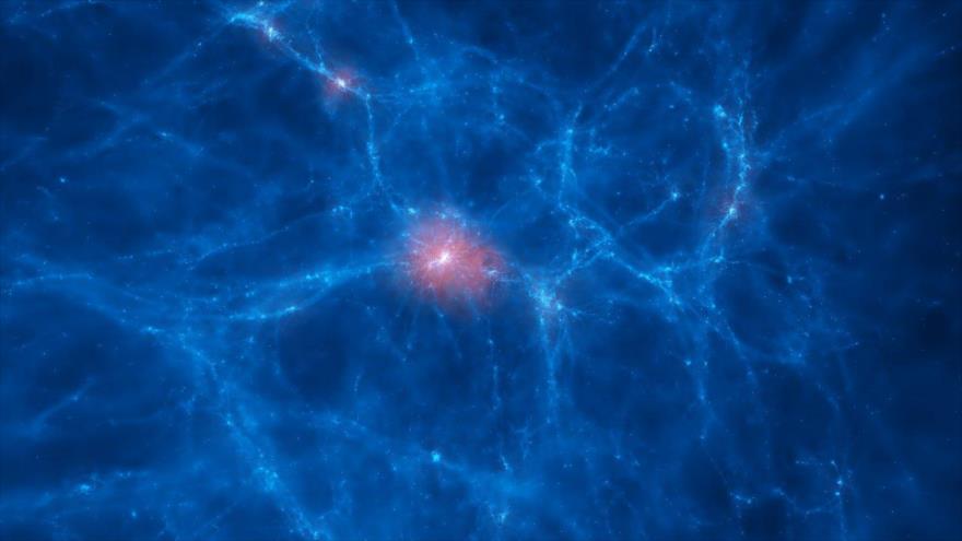 Astrónomos detectan galaxias alimentándose directamente de gas de la red cósmica.