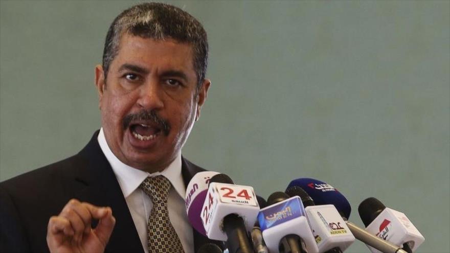 Rajeh Badi, portavoz del Gobierno del expresidente prófugo yemení Abdu Rabu Mansur Hadi.