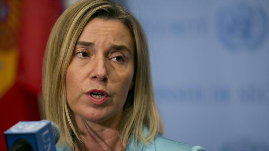 Jefa de la Diplomacia de la Unión Europea, Federica Mogherini.