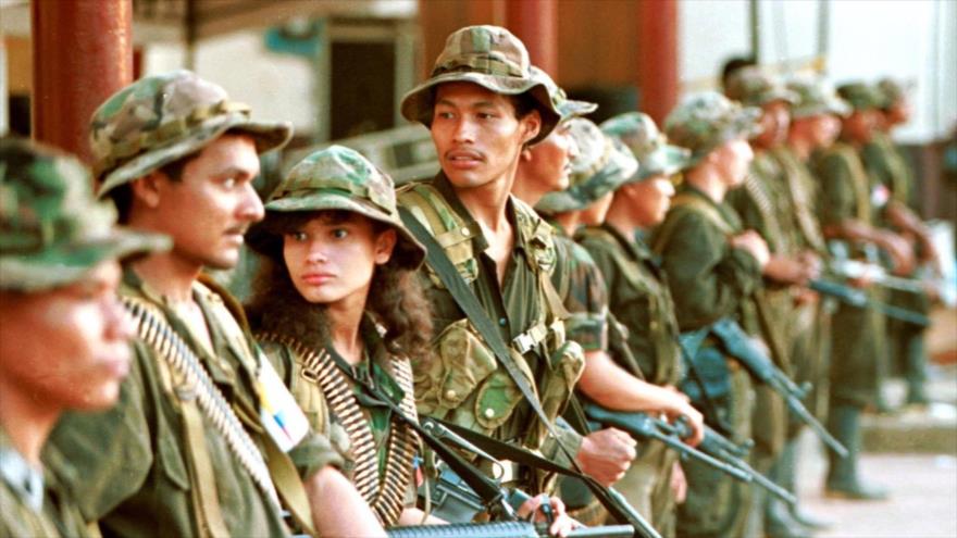 Integrantes de las Fuerzas Armadas Revolucionarias de Colombia (FARC).