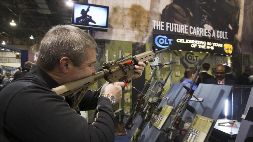 Una feria de armas en Las Vegas, oeste de Estados Unidos.