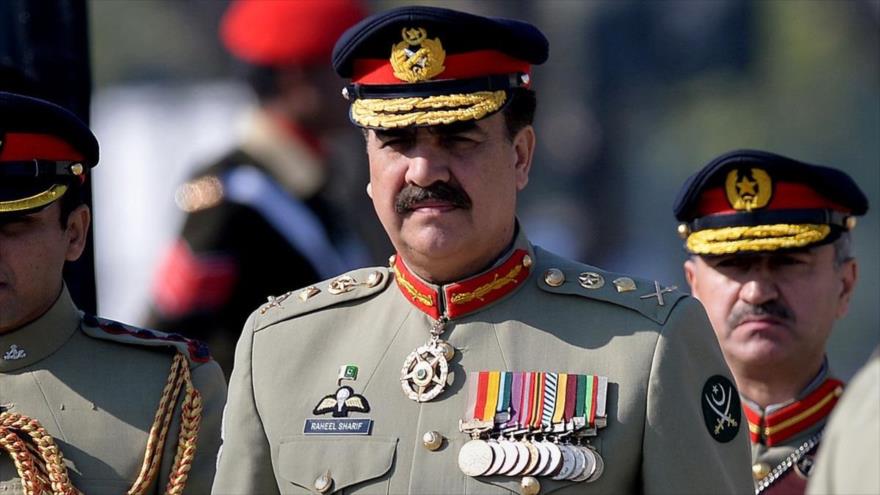 El jefe de Estado Mayor del Ejército paquistaní, general Raheel Sharif.
