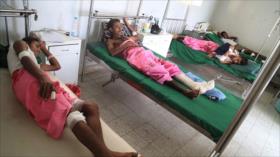 Hospitales yemeníes carecen de medicamentos para curar a heridos de ataques saudíes