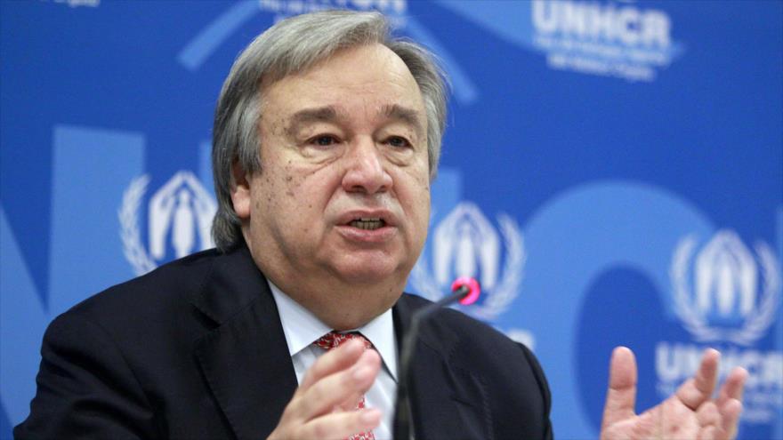 El Alto Comisionado de las Naciones Unidas para los Refugiados, Antonio Guterres.