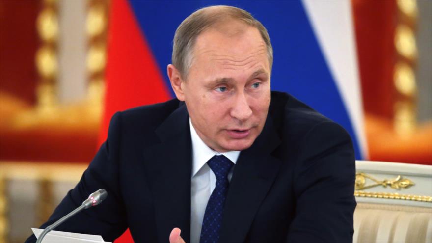 Presidente de Rusia, Vladimir Putin.