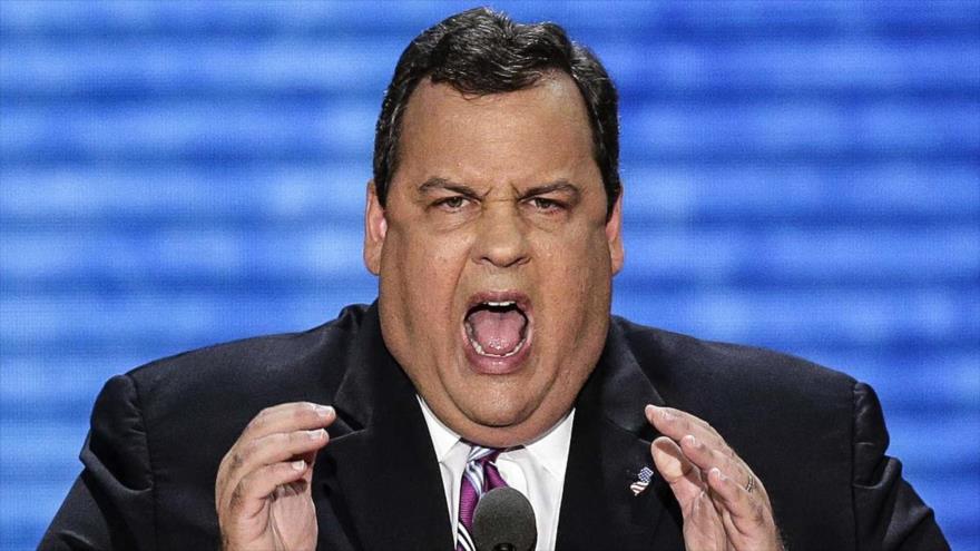 El precandidato presidencial republicano Christopher Christie.
