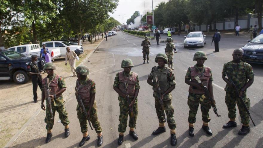 Soldados del Ejército de Nigeria.