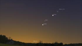 Se podrá observar “un desfile de planetas” desde este jueves