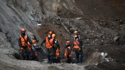 Asciende a 202 la cifra de muertos por deslave en Guatemala