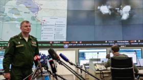 Cazas rusos atacan 60 objetivos de terroristas en Siria en un día
