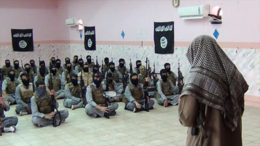 Integrantes del grupo terrorista EIIL (Daesh, en árabe), en Siria.