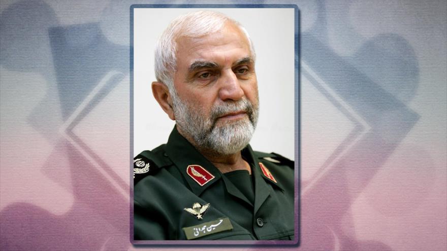 El general de brigada Husein Hamedani, comandante del Cuerpo de Guardianes de la Revolución Islámica de Irán (CGRI).
