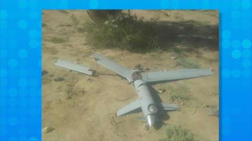 Un dron ‘Boeing Insitu ScanEagle’ de fabricación estadounidense que fue utilizado por Arabia Saudí y derribado por las fuerzas yemeníes. 9 de octubre de 2015