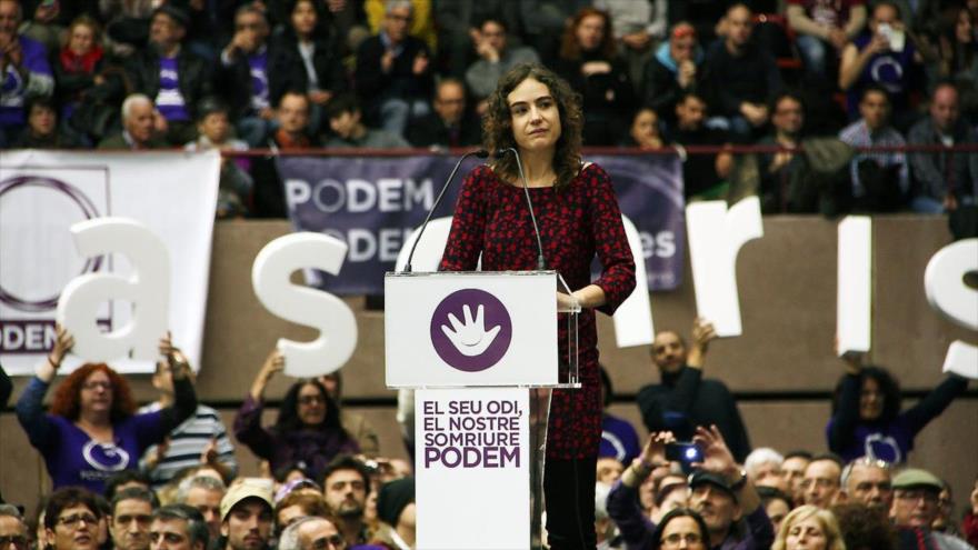 La ex secretaria general del partido español Podemos en Cataluña, Gemma Ubasart.