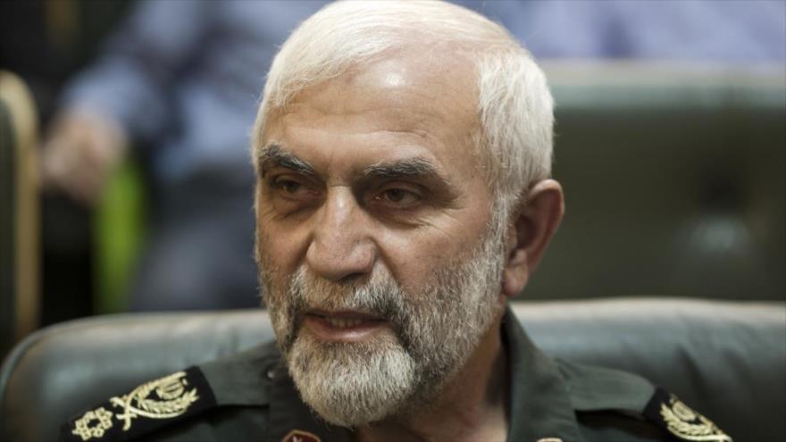 El general de brigada Husein Hamedani, comandante del CGRI.