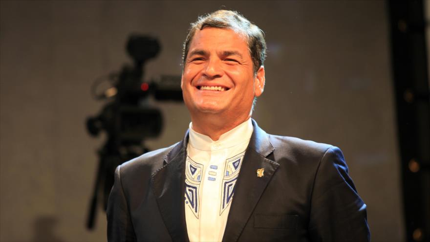 Presidente de Ecuador, Rafael Correa.