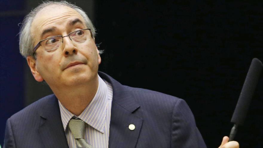 Presidente de la Cámara de Diputados de Brasil, Eduardo Cunha.