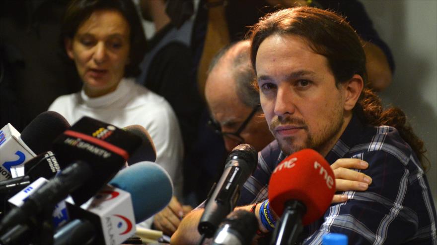Pablo Iglesias, secretario general del partido Podemos.