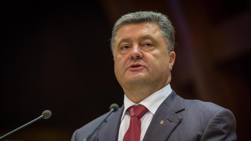 Presidente de Ucrania, Petro Poroshenko.