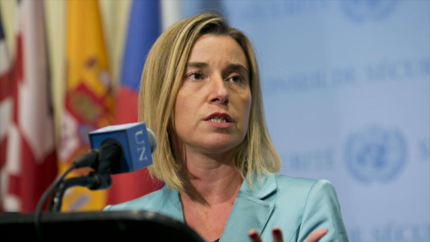 Jefa de la Diplomacia de la Unión Europea (UE), Federica Mogherini.