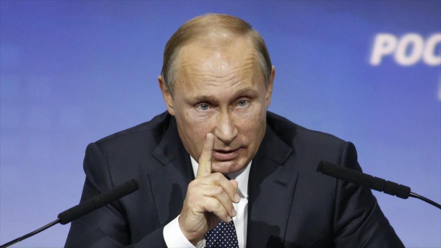 Vladimir Putin, presidente de Rusia. 
