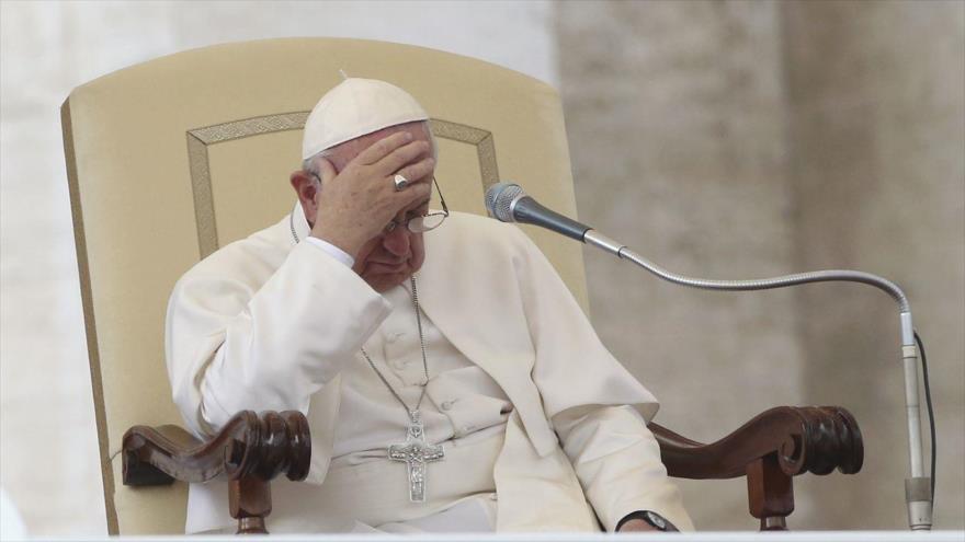 El papa Francisco, en la plaza de San Pedro (Vaticano).