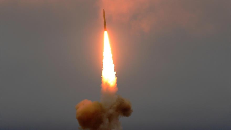 Un misil balístico Scud, de producción soviética.