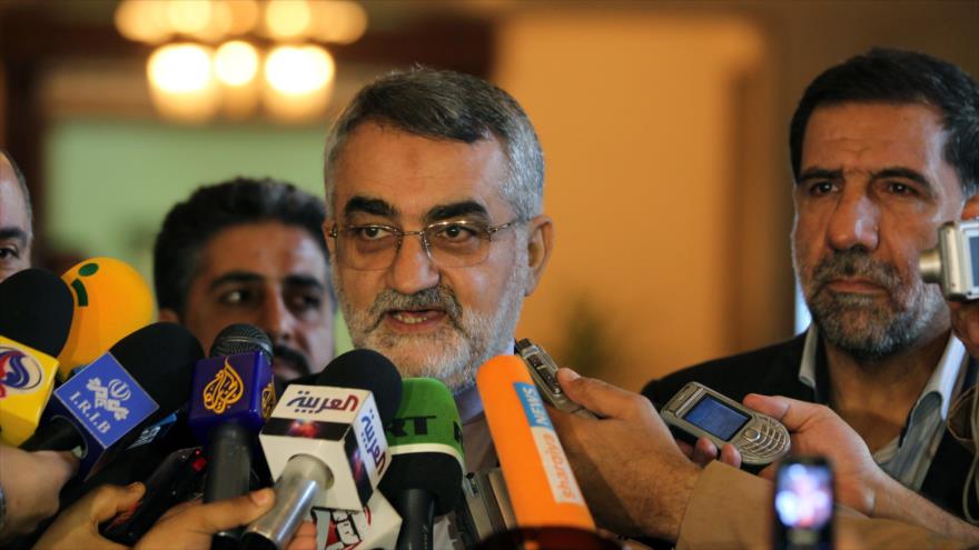 El presidente de la Comisión de Seguridad Nacional y Política Exterior del Parlamento iraní, Alaedin Boruyerdi.