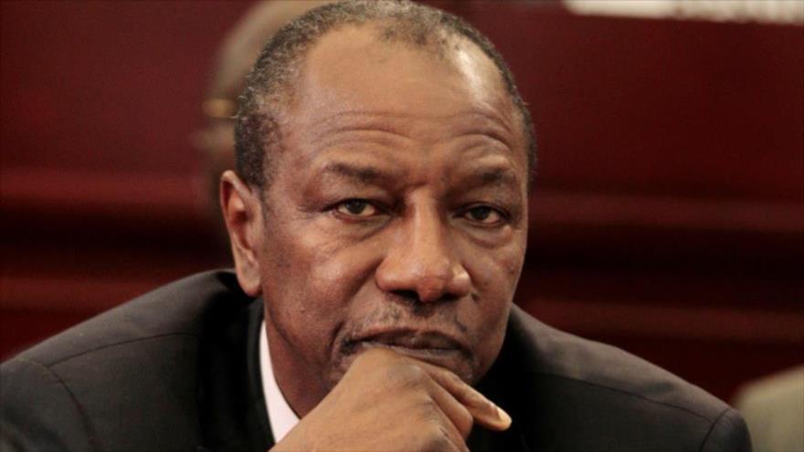 El presidente de Guinea, Alpha Condé.