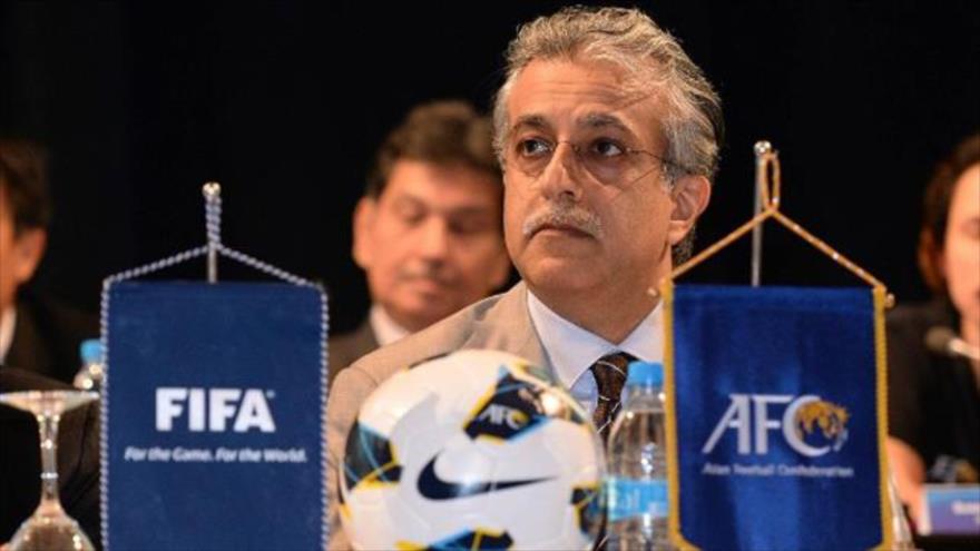 El jeque Salman bin Ibrahim Al Jalifa, el presidente de la Confederación Asiática de Fútbol (AFC) analiza su candidatura a la presidencia de la FIFA.