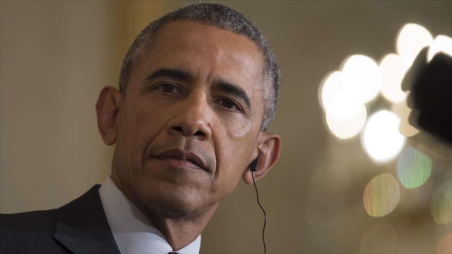 El presidente de EEUU, Barack Obama, durante una rueda de prensa en la Casa Blanca (EEUU), 16 de octubre de 2015.