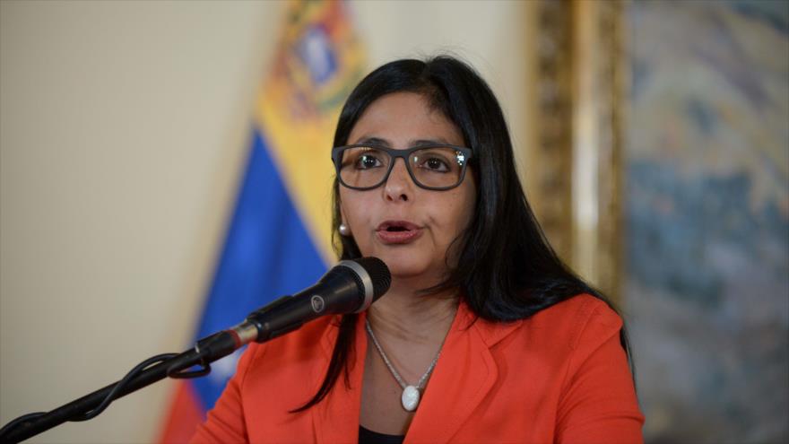 Canciller venezolana, Delcy Rodríguez.