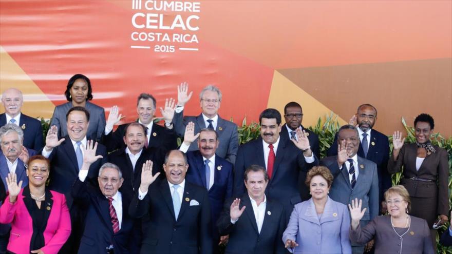 Tercera cumbre de jefes y líderes de Estado de la Comunidad de Estados de Latinoamérica y el Caribe (Celac), celebrada en Costa Rica.