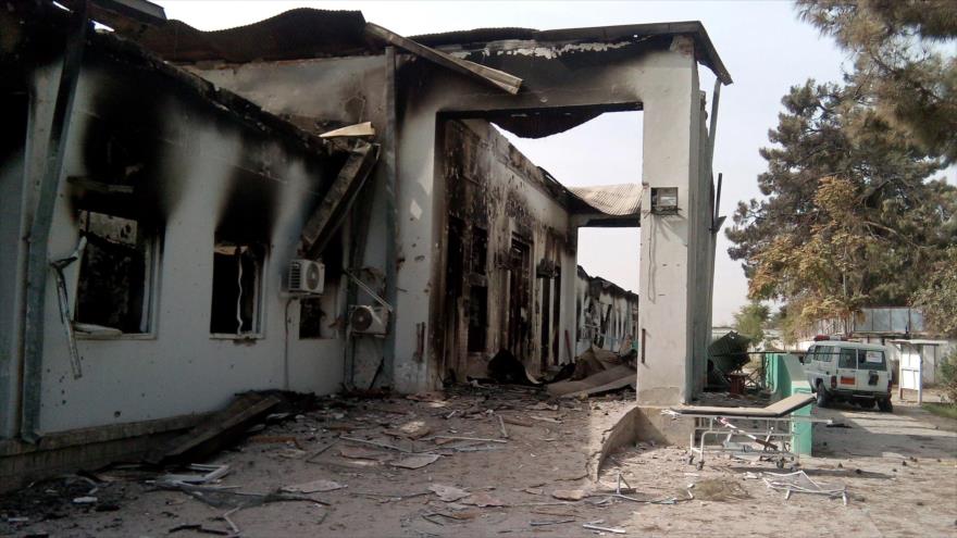 Hospital de Médicos Sin Fronteras (MSF) en la ciudad afgana de Kunduz, destruido por el ataque aéreo de EE.UU.