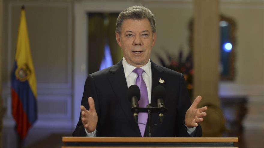 El presidente de Colombia, Juan Manuel Santos.