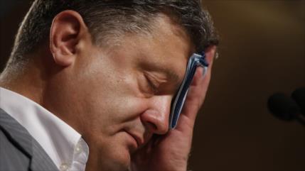 Lugansk impone sanciones a presidente de Ucrania