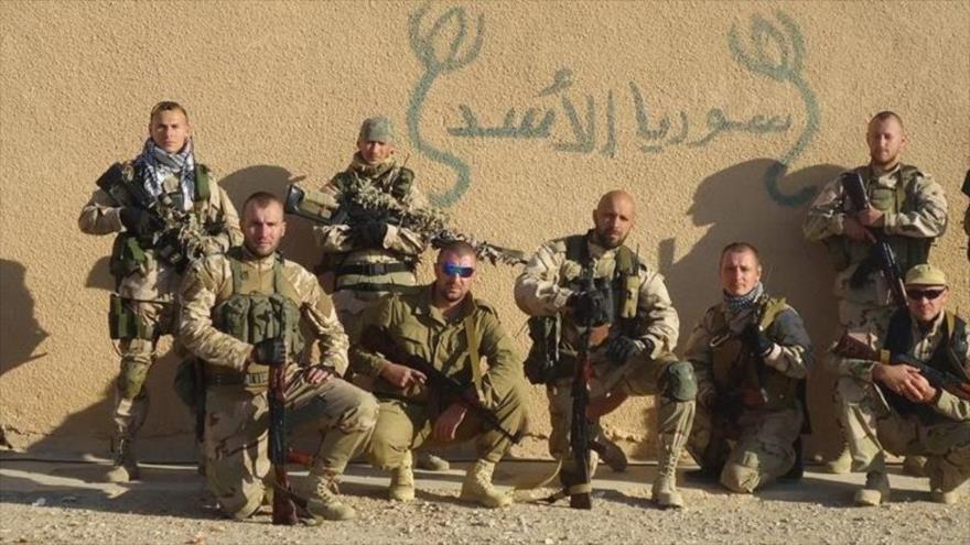 Presuntos militares rusos en Siria.
