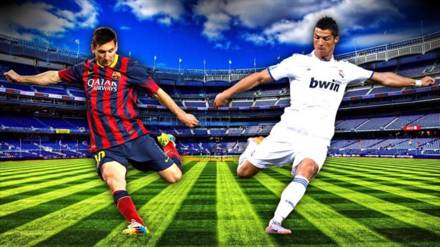 Lionel Messi y Cristiano Ronaldo. 