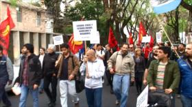 Argentinos protestan en repudio al doble atentado en Turquía