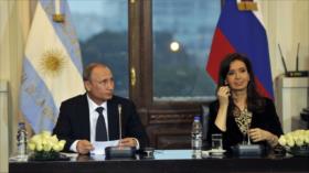 Fernández felicita a Putin por su lucha antiterrorista