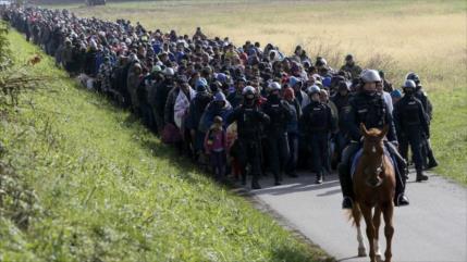 Récord migratorio: 12.600 migrantes entran a Eslovenia en 24 horas