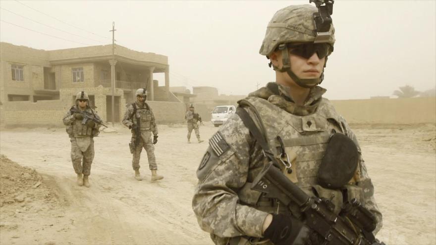 Fuerzas de EE.UU. desplegadas en Irak antes de su retirada en 2011.