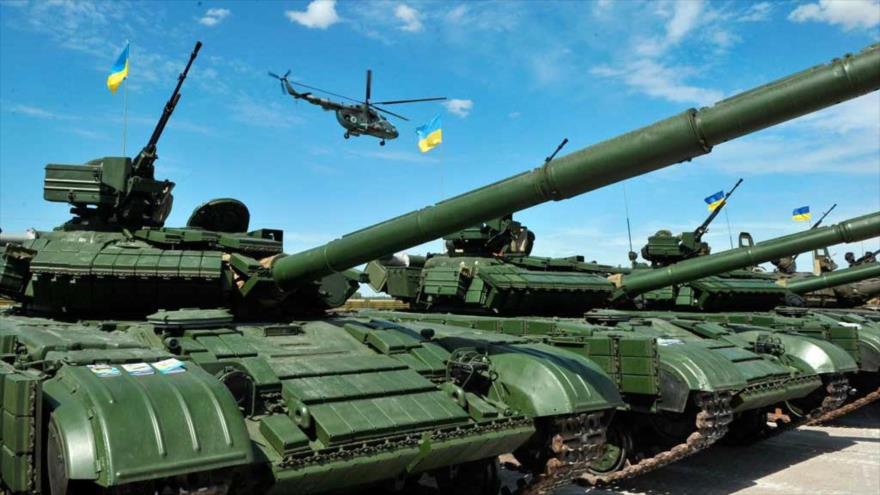 Tanques del Ejército ucraniano.