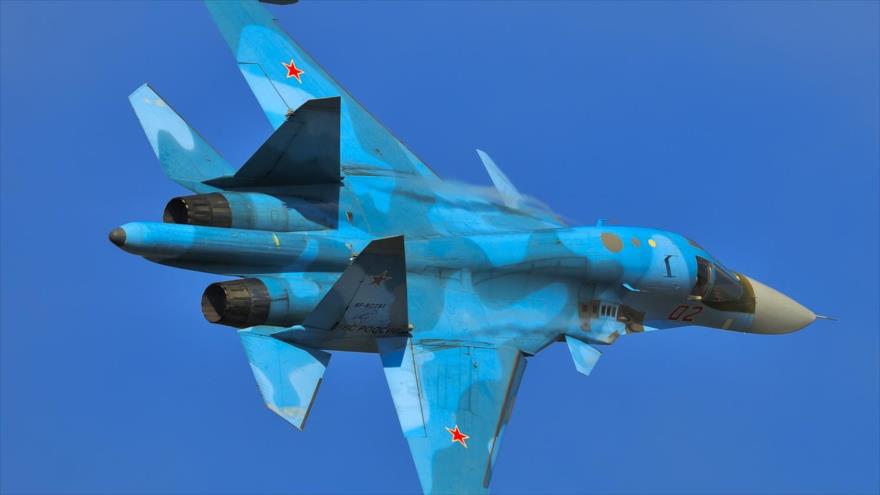 Cazabombardero ruso Sujoi Su-34.