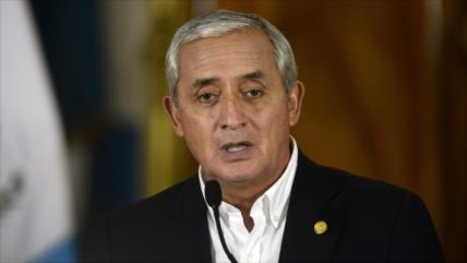 Pérez Molina critica injerencia de EEUU en Guatemala