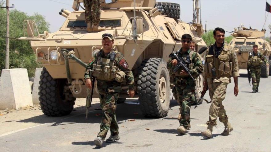 Fuerzas policiales de Afganistán. 