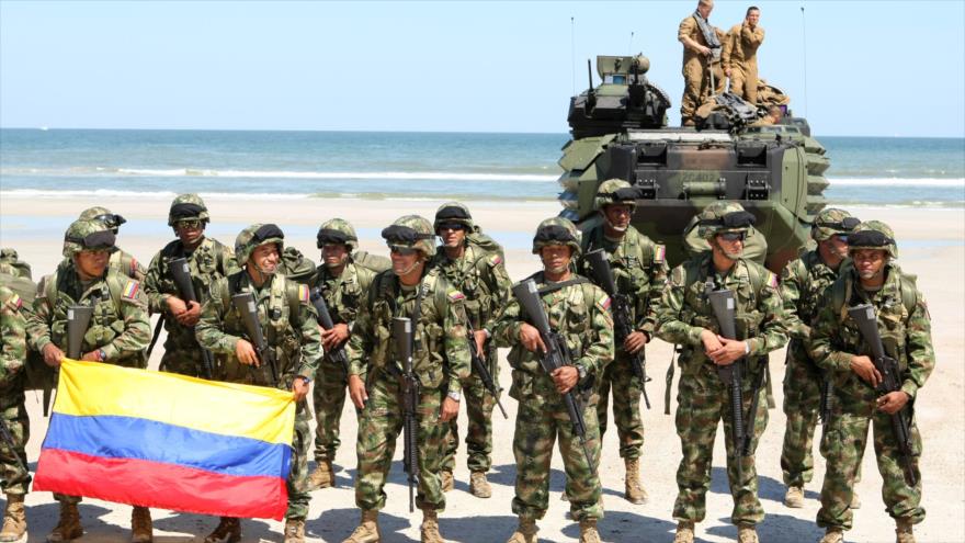 Soldados colombianos.