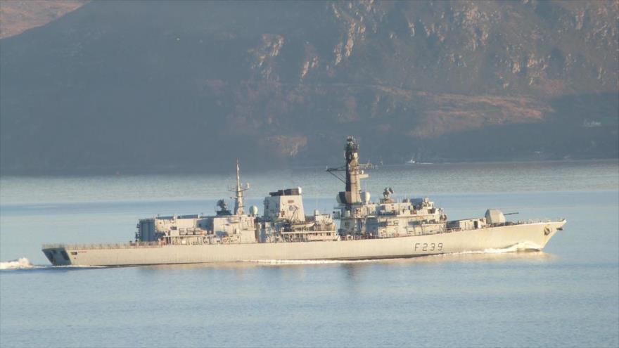 El buque británico HMS Richmond F239.