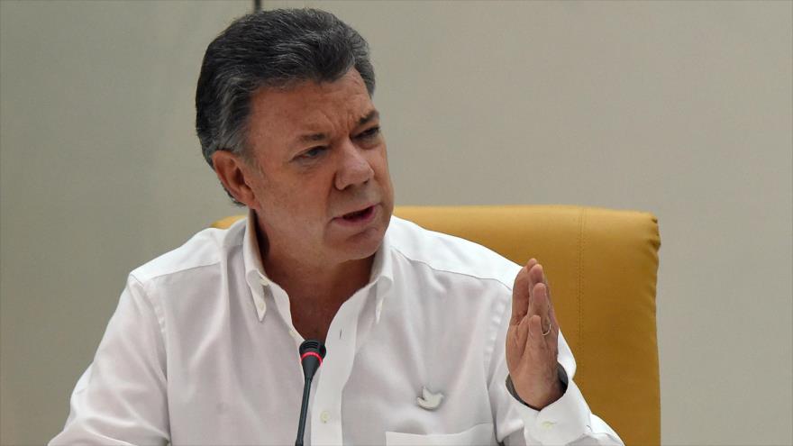 El presidente de Colombia, Juan Manuel Santos.