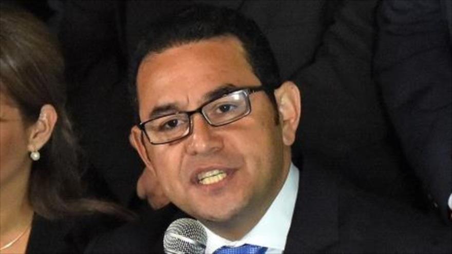 El presidente electo de Guatemala, Jimmy Morales.